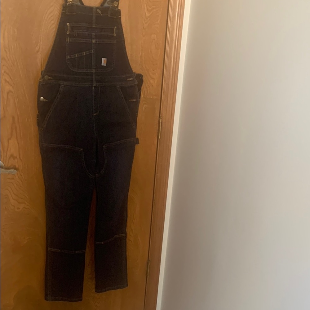 Carhartt Blue Denim Overalls